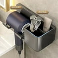 thumbnail image 5 of Wall Mounted Hair Dryer Holder,New Upgraded  Hair Dryer Storage Rack, Punching Free Storage Box, 5 of 5