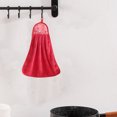 thumbnail image 1 of VBXOAE High Density Velvet Absorbent Kitchen Hand Towel Thickened Dishwashing Rags Soft Skin Friendly Hanging Bathroom Hand Wipe Convenient Storage Fashionable Cartoon Design Suit Home Use, 1 of 6