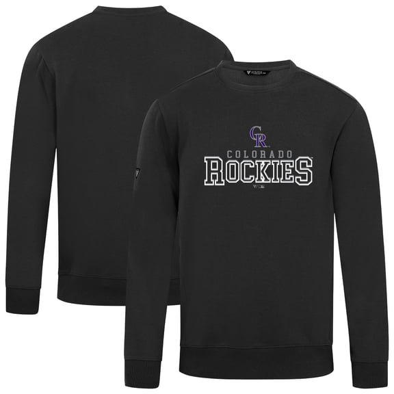 Men's Levelwear  Black Colorado Rockies Zane Journey Sweatshirt