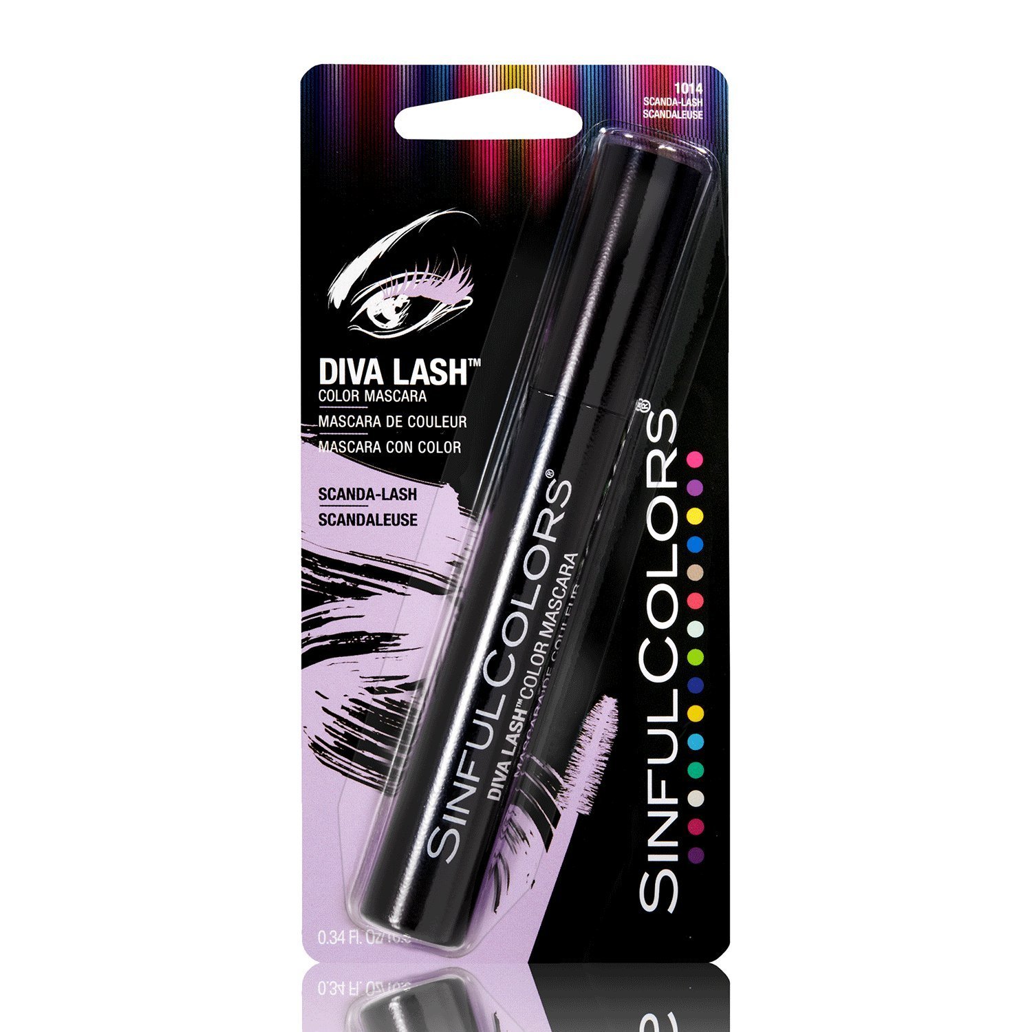 SinfulColors Diva Lash Color Mascara in ScandaLash, Purple Mascara