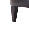 thumbnail image 6 of Ergonomic Accent Chair with Nailhead Trim & Curved Backrest, Solid Wood Legs for Living Room Bedroom Home Office Lounge Seating, 6 of 8
