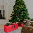 thumbnail image 3 of OULII 1 Paquet Sac de Rangement Mini d'Extérieur 165x76 cm Rouge pour Noël et Protection des Meubles, 3 of 4