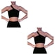thumbnail image 4 of Naiovety Trajes de ejercicio de 2 piezas Pantalones cortos a prueba de golpes Crop Tops Gym Fitness Set Sujetador negro/S 2Conjunto, 4 of 6