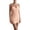 Beige, variant on Women Elegant Long Sleeve Round Neck Sheer Sequin Mini Dress Solid Color Sleeveless Slip Dress 2 Piece Outfit