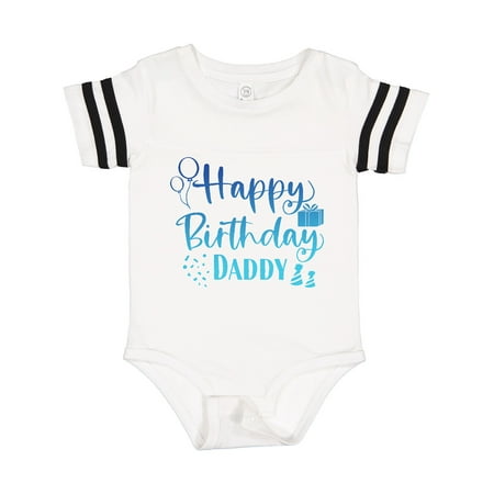 

Inktastic Blue Happy Birthday Daddy Gift Baby Boy or Baby Girl Bodysuit