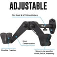 thumbnail image 7 of Vibrelli Bike Wall Mount - Horizontal Storage Rack for Hanging Bicycles in Garage - Adjustable Bike Hanger, Holder - Wall Bike Rack Hooks for Bicycle, 7 of 7
