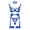 thumbnail image 3 of Ellolace-Lencería Sensual, sujetador abierto transparente, ropa interior de lujo sin censurar, conjuntos exóticos porno, trajes íntimos sexys, 3 of 5