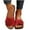 Red, variant on Fnooota Platform Sandals Women, Open Toe Clearance Casual Summer Flat Sandals Red Size 7