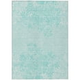 thumbnail image 2 of Addison Rugs Chantille Indoor/Outdoor Transitional Floral Teal Washable Rectangle Rug, 5' x 7'6", 2 of 6