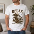 thumbnail image 2 of Relax Raccoon Graphic T-Shirt, Funny Animal Tee, Unisex Classic Fit, 2 of 9