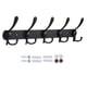 thumbnail image 2 of Autorización：Perchero montado en la pared largo, 5 ganchos triples para colgar abrigos, ganchos para abrigos montados en la pared, perchero de pared, perchero para ropa, chaqueta, sombreros Adepaton 2035031-1, 2 of 8