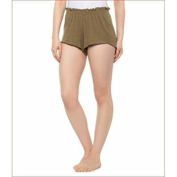 new CHASER women shorts CW7258-SAGE military green sz M $49