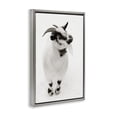 thumbnail image 3 of Stupell Industries White Little Goat Gray Framed Floater Canvas Wall Art design by Deborah Revell, 31 x 21, 3 of 9