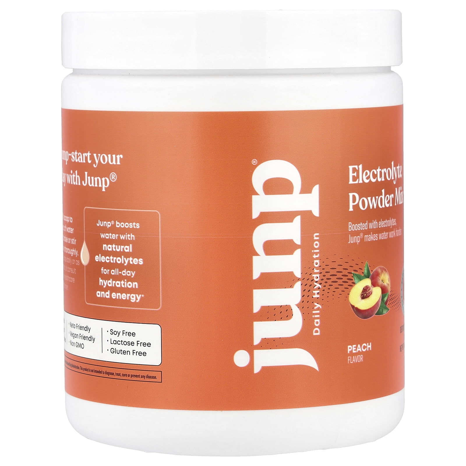 JUNP Hydration Electrolyte Powder Mix, Peach, 14.6 oz (414 g)