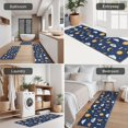thumbnail image 5 of Blue Sun Moon Cloud Planet Eye Hourglass Pattern Kitchen Rugs Sets Of 3,Kitchen Runner Rugs Non Skid Washable,Decorative Kitchen Floor Mats for Kitchen,Sink,Laundry,17"x30"+ 17"x47" + 17"x59", 5 of 6