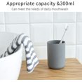 thumbnail image 5 of Cup 300ml, Unbreakable Reusable Drinking Cups Set Of 2 Colors, Tumbler Plastic Toothbrush Cup, Dishwasher Safe (brown & Grey), 5 of 5