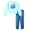 Aqua Purple Ariel, variant on Frozen Toddler Girls' Fleece Sweatshirt and Leggings Set Ice Blue Elsa