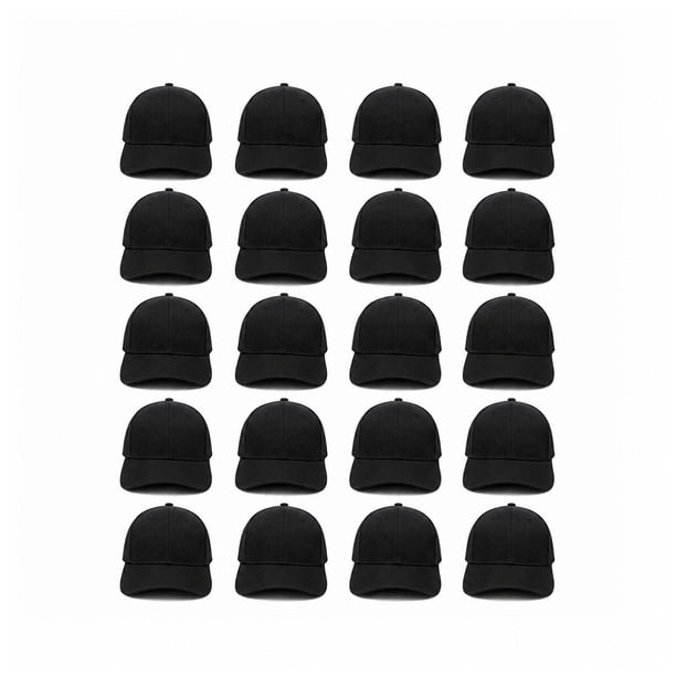 Generica Gorras Mayoreo Variedad Lisas Unisex Paquete 20 Piezas Deportivas