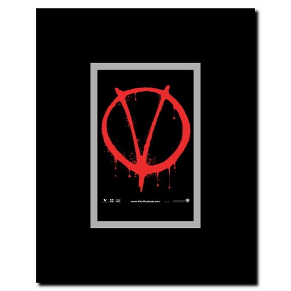 V for Vendetta Framed Movie Poster