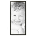 thumbnail image 2 of ArtToFrames 17" x 38" Black Square with Gold Beads Picture Frame, 17x38 inch Black Wood Poster Frame (WOM-5021), 2 of 7