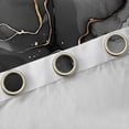 thumbnail image 4 of Manfei Marble Watercolor Black Out Curtains for Boys Girls,Stone Pattern Curtains Pack of 2 (42x63 Each),Abstract Gradient Bedroom Curtains,Lightweight Room Decor, 4 of 6
