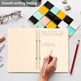 thumbnail image 4 of FORMRS 1-Subject Spiral Notebook 8" x 5" College Ruled 60 Refillable Sheet, 2 Pack, Yellow Checkered Pattern, 4 of 7