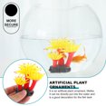 thumbnail image 3 of Toddmomy Yellow Artificial Plastic Plant for Fish Tank Landscape and Home Aquarium, 3 of 6