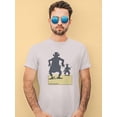 thumbnail image 2 of Shadow Showdown T-Shirt Men -Wilfred Hildonen Designs, Male 4X-Large, 2 of 4