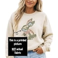 thumbnail image 4 of Ink-Printed Camo Bunny Easter Sweatshirt for Women Teens Girls Spring Pullover Pink Sweatshirt 5-6, 4 of 8