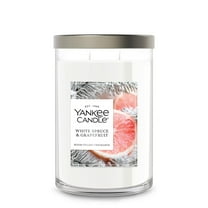 Yankee Candle White Spruce & Grapefruit Large Tumbler Scented Candles, 20 oz