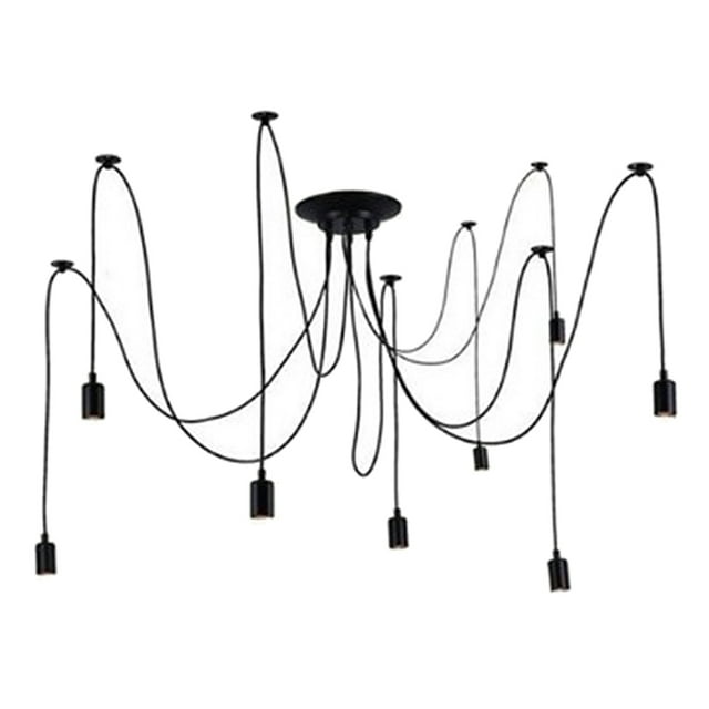 Esquirla Homyl Moderne Chic Multi Pendentif Lustre Réglable DIY Suspension Plafond 6 Têtes