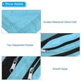 thumbnail image 4 of Unique Bargains Pencil Pouch for 3 Rings Binder, 2 Pack Oxford Cloth Mesh Zipper Binder Pouch Pencil Case Sky Blue, 4 of 7