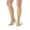 Beige, variant on Ames Walker AW Style 380 Signature Sheers 30-40 mmHg Extra Firm Compresson Closed Toe Knee High Stockings Black Xlarge