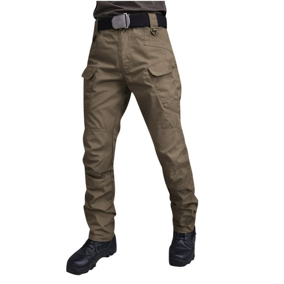 Lilgiuy Men's Overalls Loose Multi Pocket Casual Pants Overalls Pants Relaxed Fit Wild Sports Pants Clearance