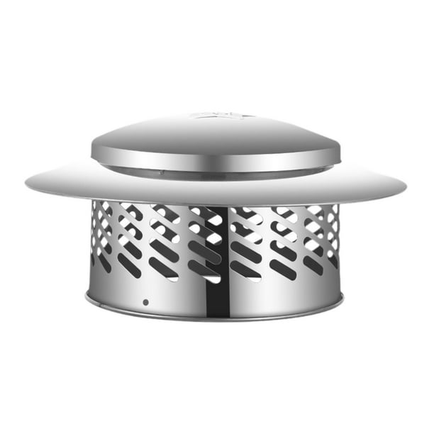 Tapa de ventilación de techo para chimenea de acero inoxidable para exteriores, tapa transpirable para conductos M