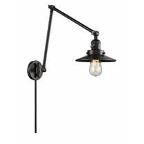 Innovations Lighting - Railroad - 1 Light Double Extension Swing Arm Wall Sconce