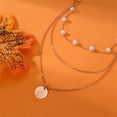 thumbnail image 4 of Delicados collares de perlas para mujer y niña Collar de perlas chapado en oro Collar de cadena con perlas Collar gargantilla de perlas finas y largas Joyas de boda Regalo, 4 of 7