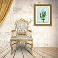 thumbnail image 3 of Jensen, Mia 25x32 Gold Ornate Wood Framed with Double Matting Museum Art Print Titled - Cactus on Blue II, 3 of 4