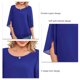 thumbnail image 4 of Camiseta Suelta para Mujer,Camiseta para Mujer,Camiseta De Media Manga Dividida,Camiseta De Verano para Mujer,Tecnología De Vanguardia, 4 of 6