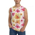 thumbnail image 3 of Uemuo Watermelon Pattern Men's Sleeveless T-Shirt,Muscle Athletic Tank Top, Moisture-wicking Quick-dry Breathable Classic Tee Top for Gym Run Outdoor Sports-Small, 3 of 8