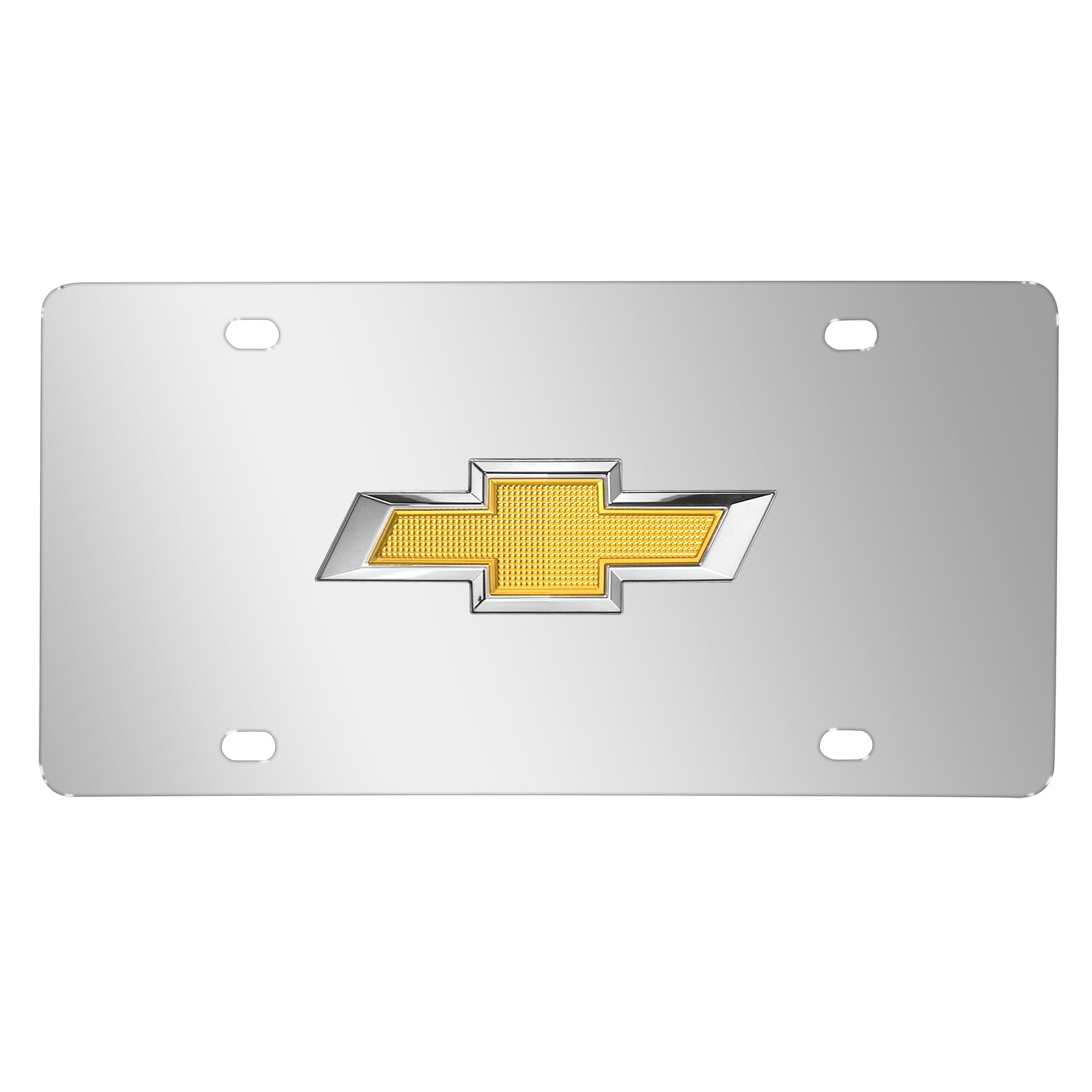 INC Acura 3D Logo and Nameplate Chrome Stainless Steel License Plate,12x6 Au-Tomotive Gold