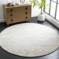 thumbnail image 2 of SAFAVIEH Metro Padraic Medallion Area Rug, Grey/Ivory, 6' x 6' Round, 2 of 8