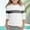 White, variant on SERTG Girls 3/4 Sleeve Round Neck T-Shirt Kids Cotton Fashion Casual Spring Summer Comfortable Fit Everyday Top(Khaki,3-4 Years)