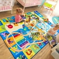thumbnail image 7 of Noahas Playroom Rug Daycare Kids Rug 5x7,Educational and Fun Nursery Rug with ABC Alphabet Animals Classroom Rug Washable Kids Play Mat Baby Toddler Children Boys Rugs for Bedroom,Blue, 7 of 7