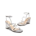 thumbnail image 4 of Sandalia DREAM PAIRS SDHS2428W Plateada con Tiras y Tacón de 6 Pulgadas, 4 of 7