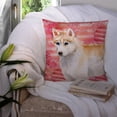 thumbnail image 3 of Carolines Treasures BB9742PW1414 Siberian Husky Love Fabric Decorative Pillow  14Hx14W multicolor, 3 of 4