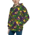 thumbnail image 2 of Kdxio Mardi Gras7 Pattern Kids Boys Girls Zip Up Hoodie 3D Printed Hooded Sweatshirt Hoody Coat with Pocket 7-12 Y-Medium, 2 of 6