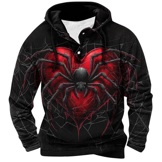 Sudaderas con capucha para hombre, moda, bolsillos, manga larga, estampado, sudaderas con capucha, blusa para hombre, blusa de poliéster