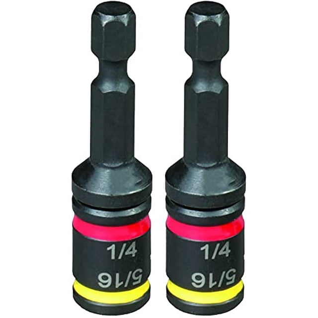 Driver Hex Chuck Driver Malco MSHC 1/4 y 5/16 reversible, paquete de 2