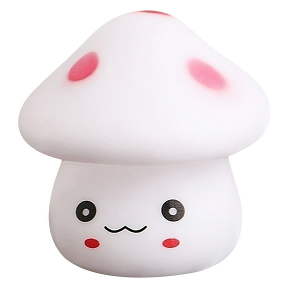 VerPetridure Romantic Mushroom Colorful Night Light Creative Children'S Luminous Small Lighting